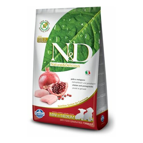 Farmina N&D prime hrana za štence chicken & pomegranate (puppy, mini & medium) 7kg Slike