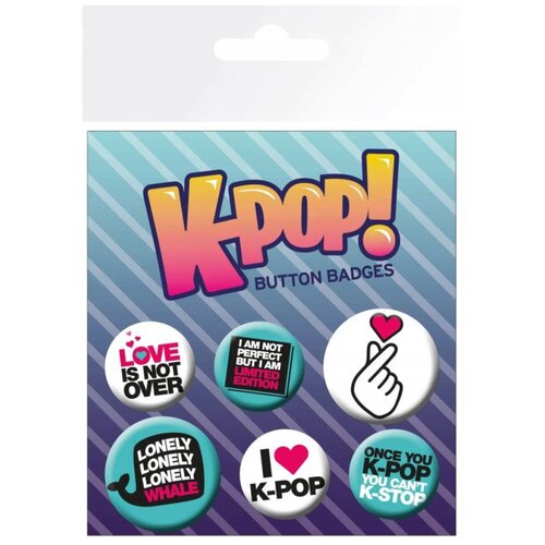 Abystyle bedževi - kpop - badge pack - ver. 2 Slike