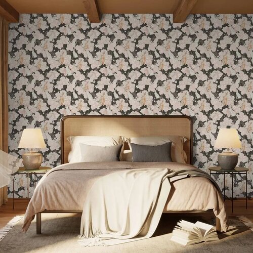  Tapeta - White and beige hares 50x1000 Standard Slike