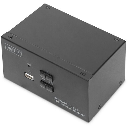 Digitus KVM-Switch 2-Port Dual-Display 4K, HDMI Cijene
