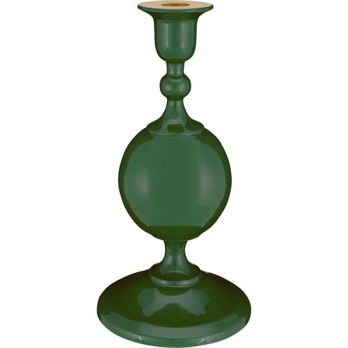Metal Sphere - svečnik, Dark Green - 24 cm Slike