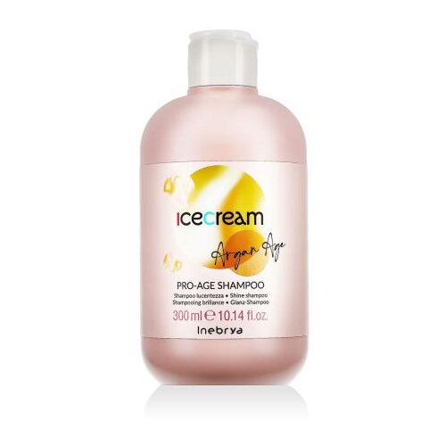Inebrya Ice Cream Argan Age Pro-Age Shampoo 300 ml negovalni &scaron;ampon za suhe in oslabljene lase unisex Cene