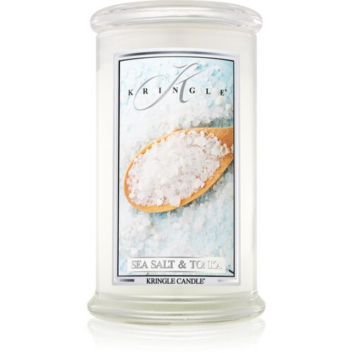 Kringle Candle Sea Salt &amp;amp; Tonka di&amp;scaron;eča sveča 624 g Slike