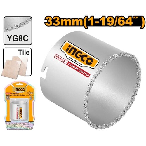  Karbidna kruna za pločice HSB40331 33mm SUPER INGCO Cene