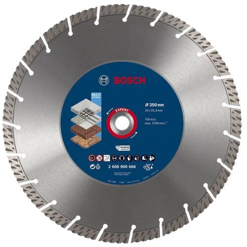 Bosch expert multimaterial dijamantska rezna ploča od 350 x 20/25,40 x 3,3 x 15 mm 2608900666 Cene