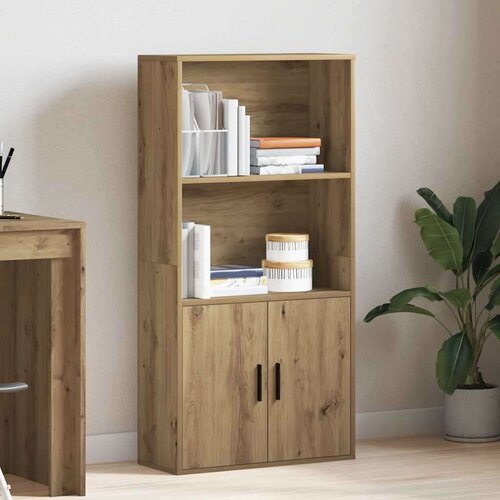 VidaXL Regal za knjige boja hrasta 60x24x120 cm konstruirano drvo Slike