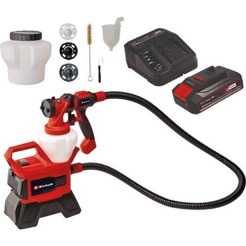 Einhell Akumulatorski pi&scaron;tolj za farbanje TE-SY 18/90 Li-Solo + 2,5 Ah Starter Kit 4260040/3810000033 Cene