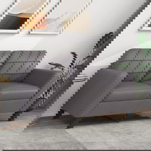 vidaXL dvosed siva 120 cm umetno usnje Cene