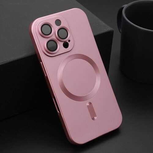 Maska elegant magsafe za iphone 16 pro/ roze Slike