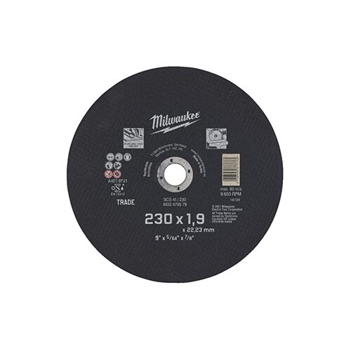 Milwaukee rezni disk za metal 230x1.9x22.23mm 4932479579 Cene