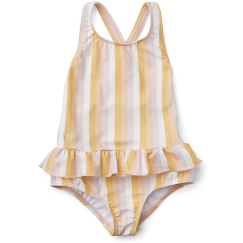 Liewood dječji kupaći kostimi amara stripe apple blossom multi mix Cene