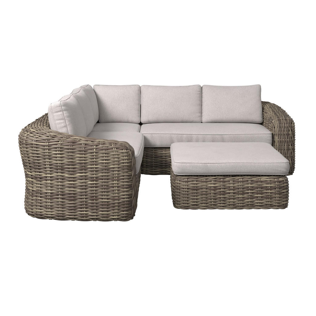 Ambia Garden LOUNGE GARNITURA tkanina akacija aluminij Slike