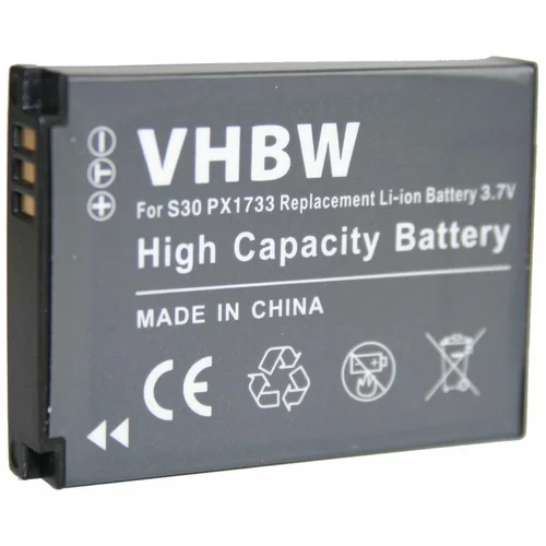 VHBW Baterija PX1733 za Toshiba Camileo S30 / S30 HD, 1000 mAh