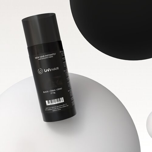 Uvi Hair lasna vlakna, Black / črna (veliki 27.5 g, do 50 nanosov) Cene