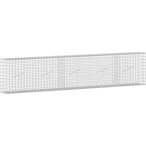  Gabion s 5 mm žicom i mrežom 5x5 cm 250x20x50 cm Slike