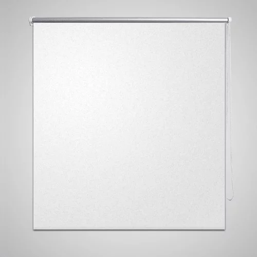 vidaXL Rolo bijela zavjesa za zamračivanje 100 x 175 cm
