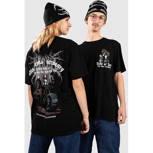 Any Means Necessary Ride Or Die T-shirt black Cene
