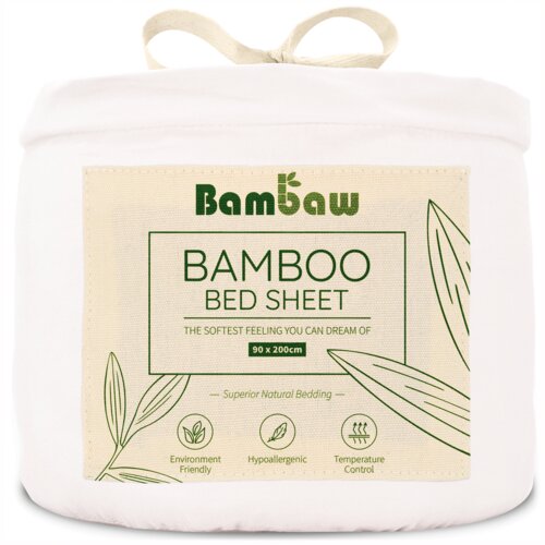 Bambaw Rjuha iz bambusa 90 x 200 cm - White Cene