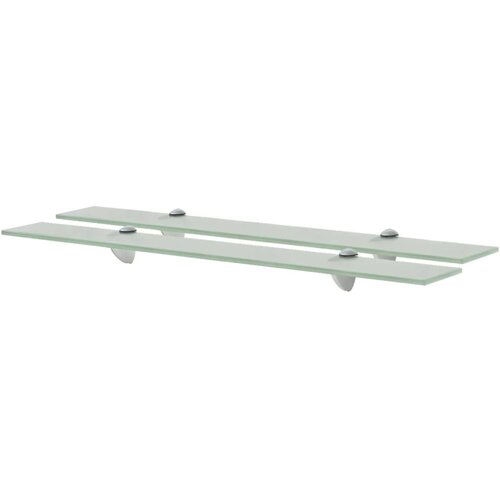 VidaXL Zidne police 2 kom staklene 70 x 10 cm 8 mm Slike