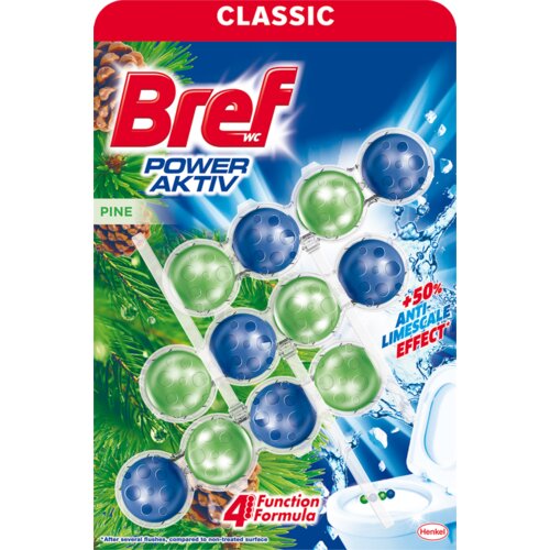 Bref WC osveživač Power aktiv pine 3x50g Cene