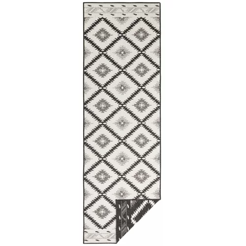 NORTHRUGS crno-bež tepih za eksterijer Malibu, 80 x 250 cm
