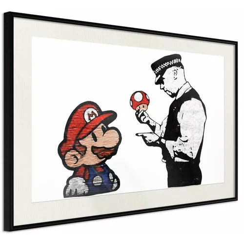  Poster - Banksy: Mario and Copper 45x30