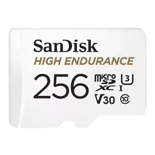 SanDisc Micro SD Card 256GB SanDisk High Endurance 100MB/s Slike