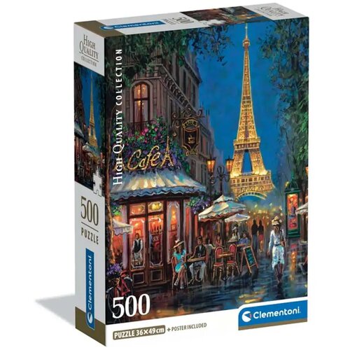 Clementoni Noć kod Eiffelovog tornja HQC 500-dijelni kompaktni puzzle - Cene