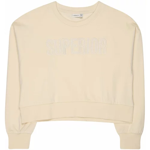 name it Sweater majica 'ONORTHERN' boja pijeska / bijela