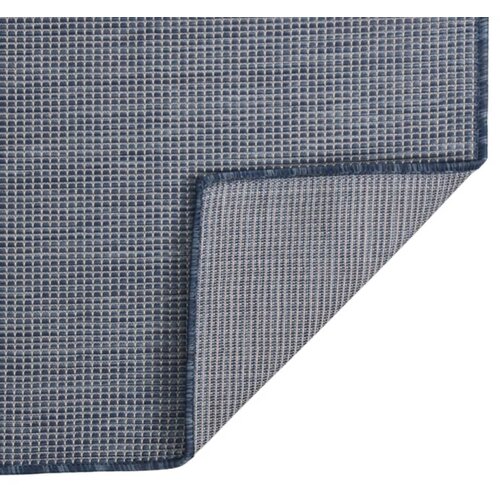 Maison Chic Zunanja Preproga, Rug ploščato tkanje 100x230 cm modra, (22122626) Cene