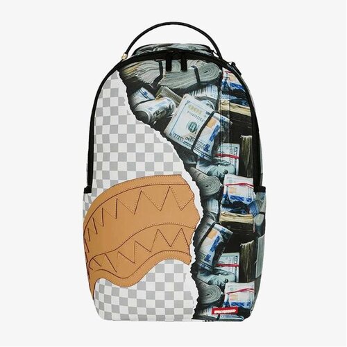 Sprayground Cream check full of cash backpack Cene