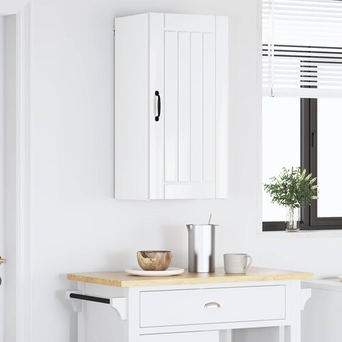  Ormar za Zid Lucca Bijela visokog sjaja 40 x 31 x 80 cm Slike