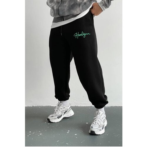 Dewberry 84184 3 Thread Mens Sweatpants-BLACK-GREEN Cijene