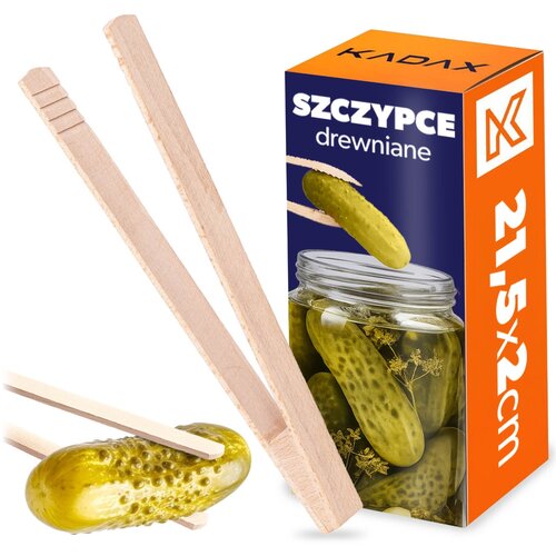KADAX klešče za kumare, zelje, toast, žar, lesene, 21,5 cm, (5000354616) Cene