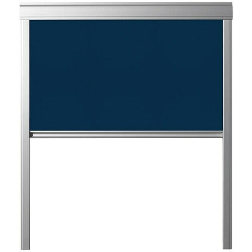 Rolo zavjesa za zatamnjivanje DUA (Namijenjeno za: Krovni prozor 66 x 118 cm, Tamnoplave boje) Cijene