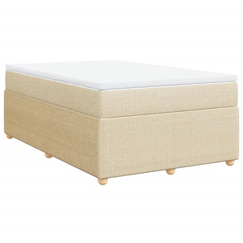 Maison Chic Box spring postelja - Vzmetna postelja z vzmetnico krem 120x200 cm blago SL24335, (21879365) Cene