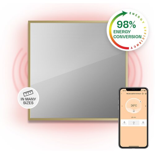Klarstein La Palma 500 pametni grijač 2 u 1 infracrveni konvektor 60x60cm 500W ogledalo prednje Cijene