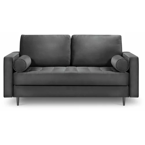 Milo Casa tamnosiva baršunasta sofa Santo, 174 cm