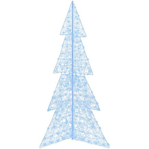 VidaXL Božićno drvce s 240 LED svjetlima Hladna bijela 180 cm Akril Slike