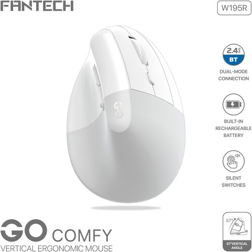  Mis Wireless Fantech W195R GO comfy beli Slike