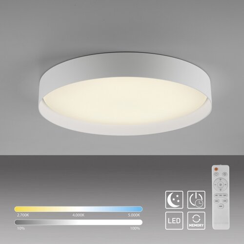 SCH&amp;Ouml;NER WOHNEN 14595-16 - LED prigu&amp;scaron;iva stropna svetiljka TAVOLI LED/34W/230V bela + daljinski upravljač Slike