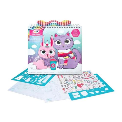 Crayola Creations: Set za risanje z nalepkami Pet Fashion Cene