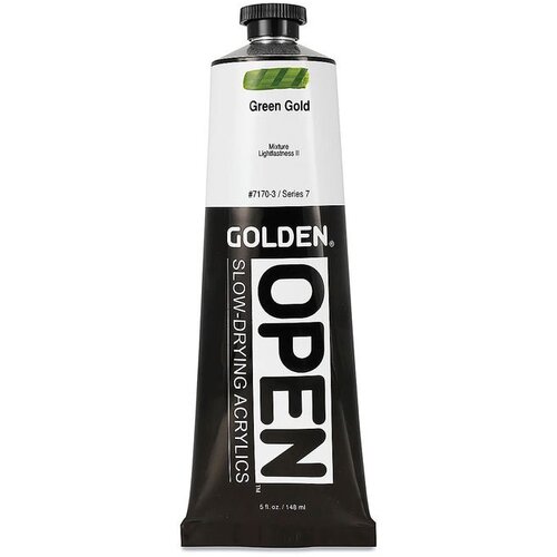  GOLDEN OPEN akrilna boja koja se sporo su&amp;scaron;i 148 ml | 7170 Green Golden Slike