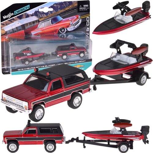 Maisto licencirani metalni automobil Chevrolet K5 Blazer + brod 1:64 ZA5964 Cijene