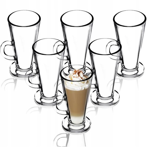 KADAX komplet kozarcev za kavo, čaj in latte, 260 ml, 6 kozarcev z ročajem, (5000351603) Cene