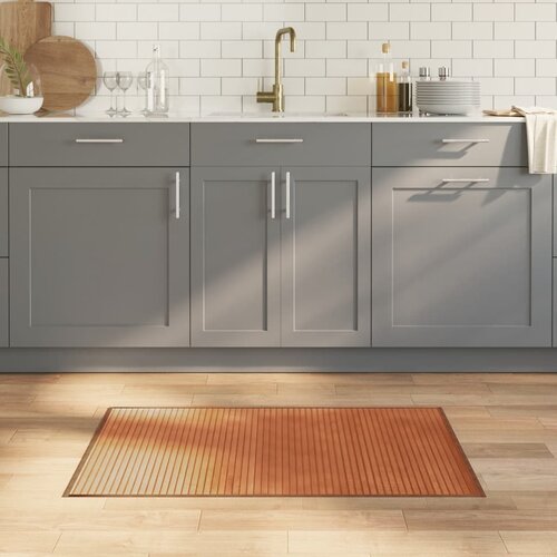 VidaXL Preproga pravokotna rjava 60x100 cm bambus Slike