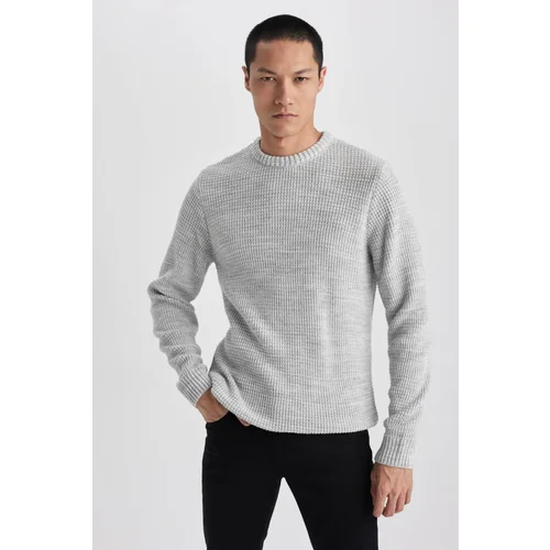 Defacto Standard Fit Crew Neck Knitwear Sweater