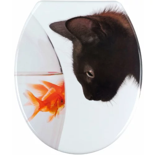 Wenko WC deska Fish & Cat, 45 x 37,5 cm