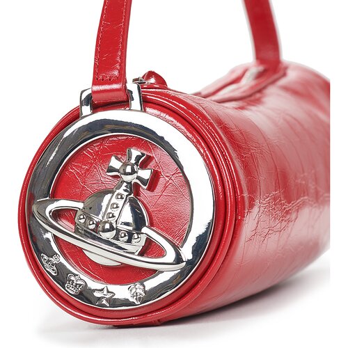 Vivienne Westwood Torbice za na ramo CINDY CYLINDER BAG Rdeča Slike