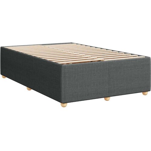 vidaXL Krevet s oprugama i madracem tamnosivi 120 x 200 cm od tkanine Cijene